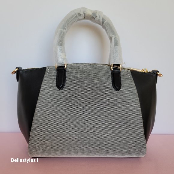 COACH Elise Badge Satchel In Jacquard & Refined Leather 🎈SPECIAL SALE $220.🎈 - Picture 6 of 16